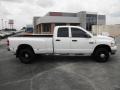 2008 Bright White Dodge Ram 3500 SLT Quad Cab 4x4 Dually  photo #1