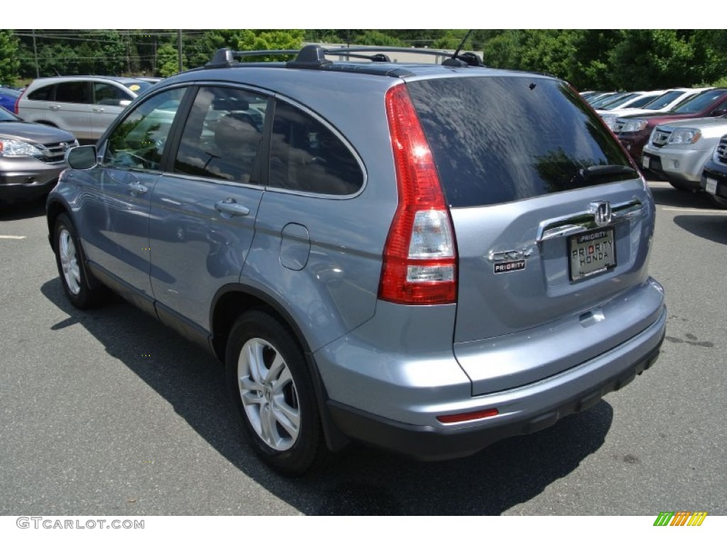 2011 CR-V EX-L - Glacier Blue Metallic / Gray photo #4