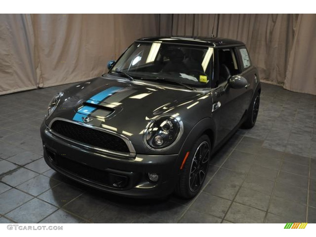 2013 Cooper S Hardtop Bayswater Package - Eclipse Gray Metallic / Bayswater Punch Rocklike Anthracite Leather photo #1