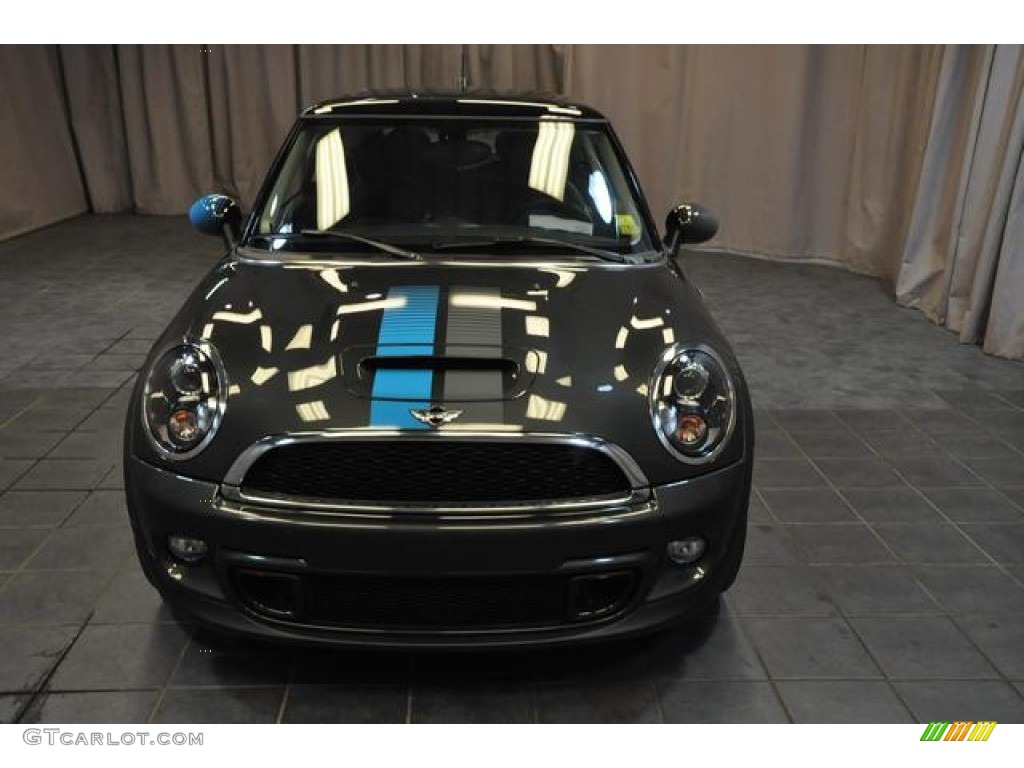2013 Cooper S Hardtop Bayswater Package - Eclipse Gray Metallic / Bayswater Punch Rocklike Anthracite Leather photo #3