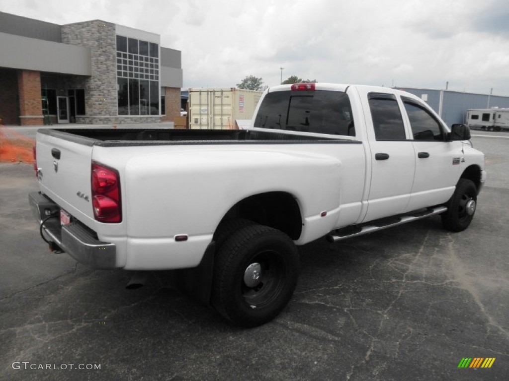 2008 Ram 3500 SLT Quad Cab 4x4 Dually - Bright White / Medium Slate Gray photo #30