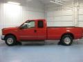 Red 2000 Ford F250 Super Duty XLT Extended Cab