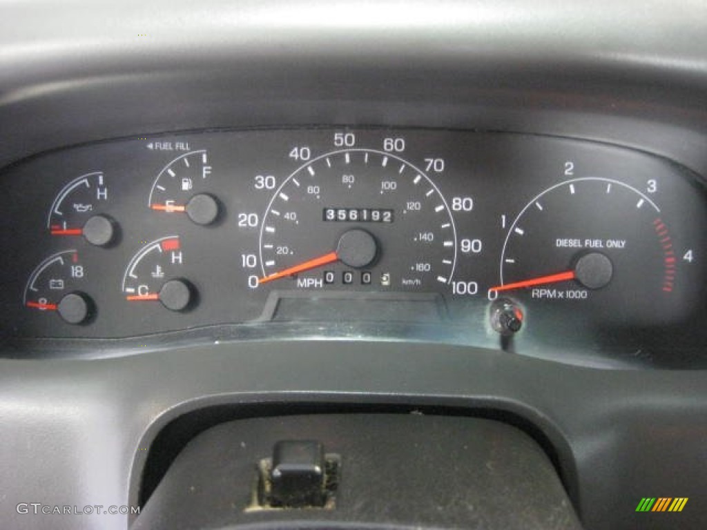 2000 Ford F250 Super Duty XLT Extended Cab Gauges Photo #83253695