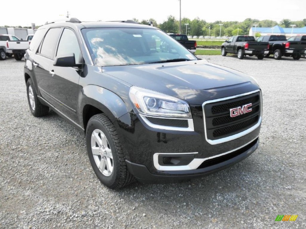 Carbon Black Metallic 2014 GMC Acadia SLE AWD Exterior Photo #83254371