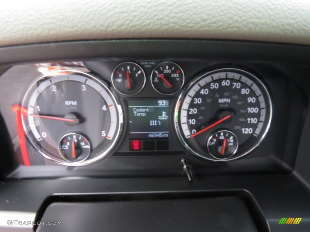 2012 Dodge Ram 2500 HD ST Regular Cab Gauges Photo #83254436