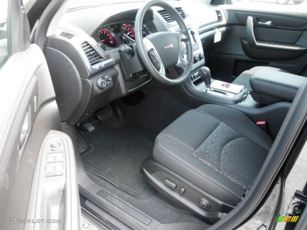 Ebony Interior 2014 GMC Acadia SLE AWD Photo #83254450