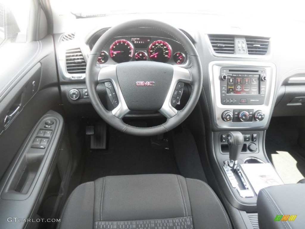2014 GMC Acadia SLE AWD Ebony Dashboard Photo #83254787