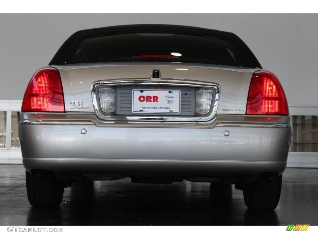 2003 Town Car Signature - Light Parchment Gold / Dark Stone/Medium Light Stone photo #8