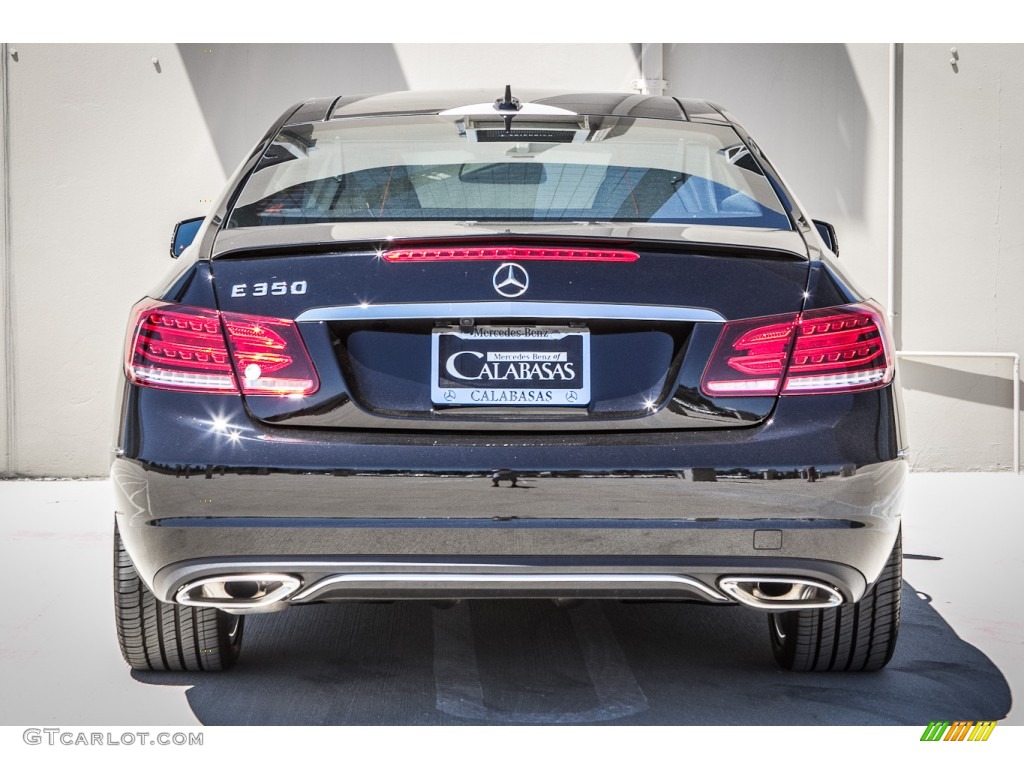 2014 E 350 Coupe - Black / Black photo #3