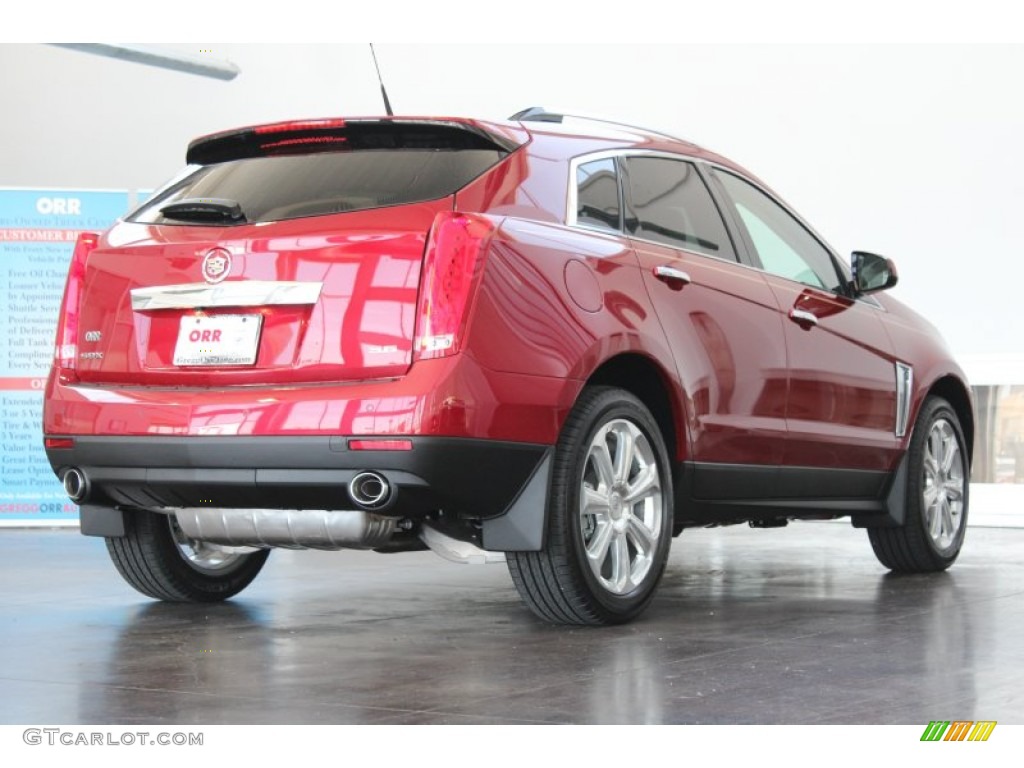 2013 SRX Performance FWD - Crystal Red Tintcoat / Shale/Brownstone photo #4