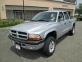 Bright Silver Metallic - Dakota SXT Quad Cab 4x4 Photo No. 2