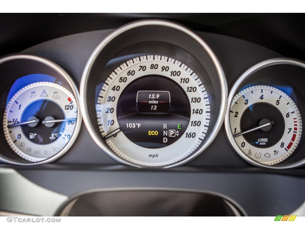 2014 Mercedes-Benz E 350 Coupe Gauges Photo #83256805