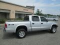 Bright Silver Metallic - Dakota SXT Quad Cab 4x4 Photo No. 9