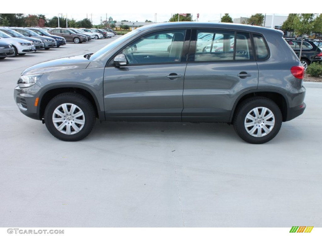 Pepper Gray Metallic 2013 Volkswagen Tiguan S Exterior Photo #83257166