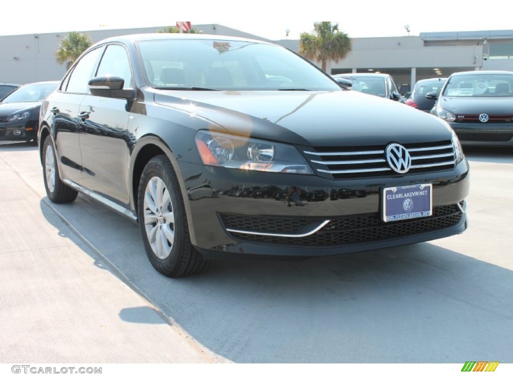 Black Volkswagen Passat