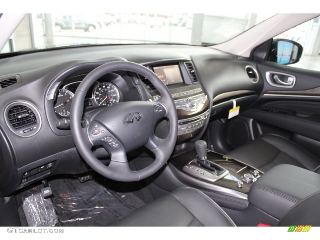 2014 Infiniti QX60 3.5 AWD Java Dashboard Photo #83260341