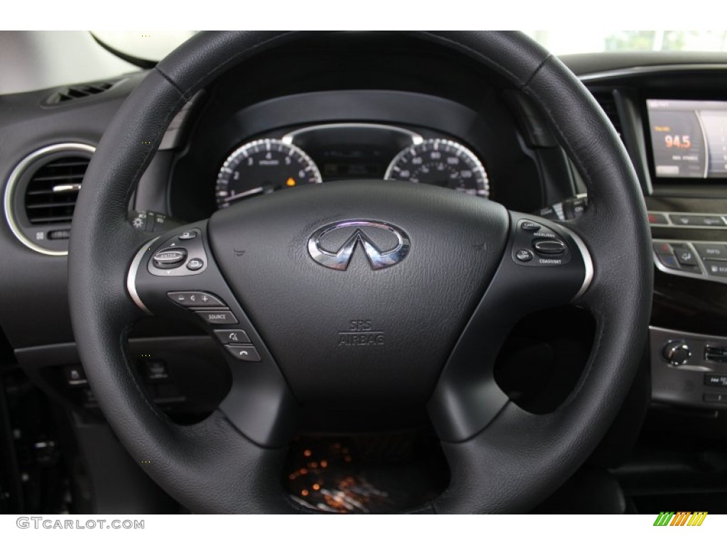 2014 Infiniti QX60 3.5 AWD Steering Wheel Photos