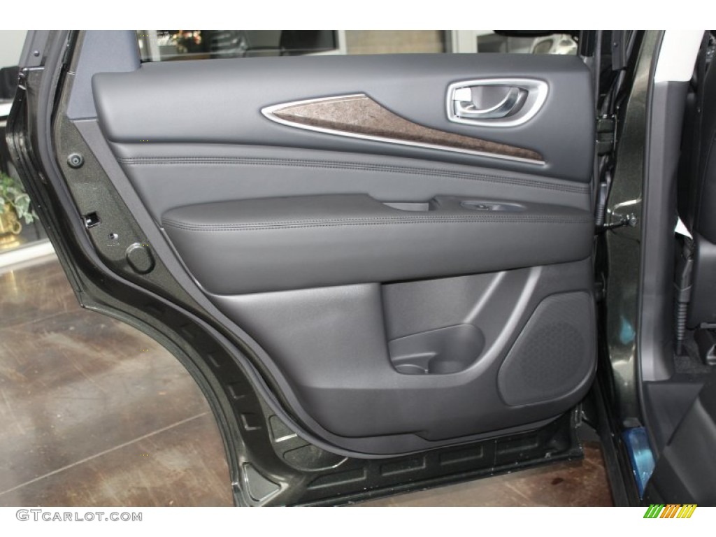 2014 Infiniti QX60 3.5 AWD Java Door Panel Photo #83260409
