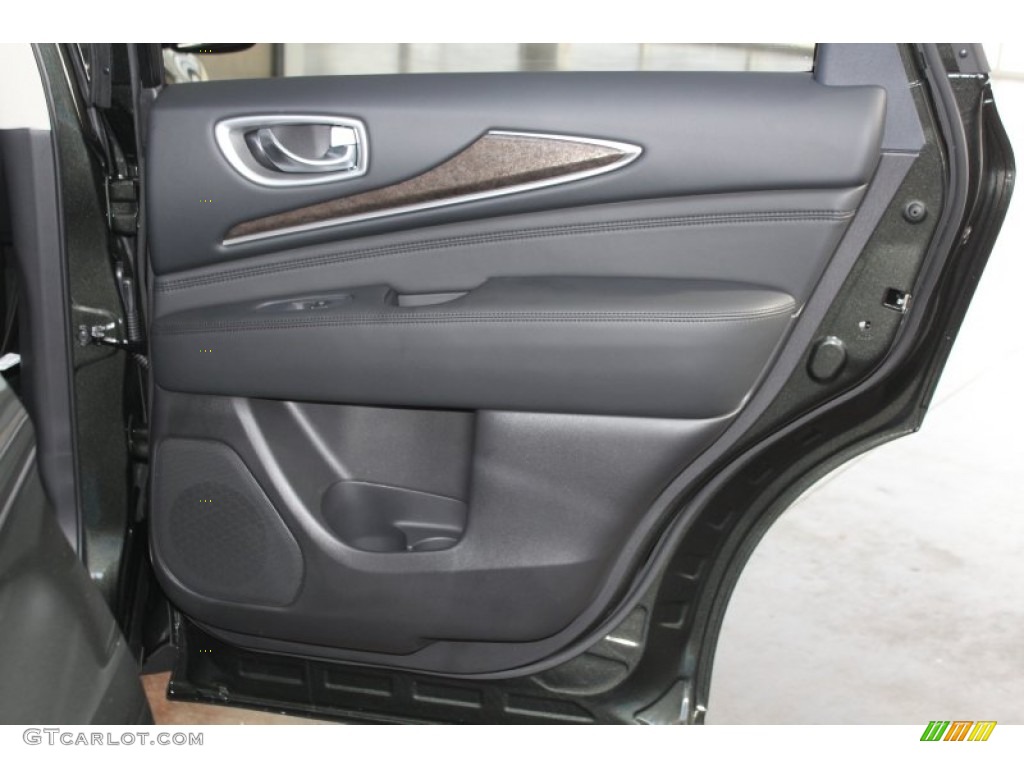 2014 Infiniti QX60 3.5 AWD Java Door Panel Photo #83260424