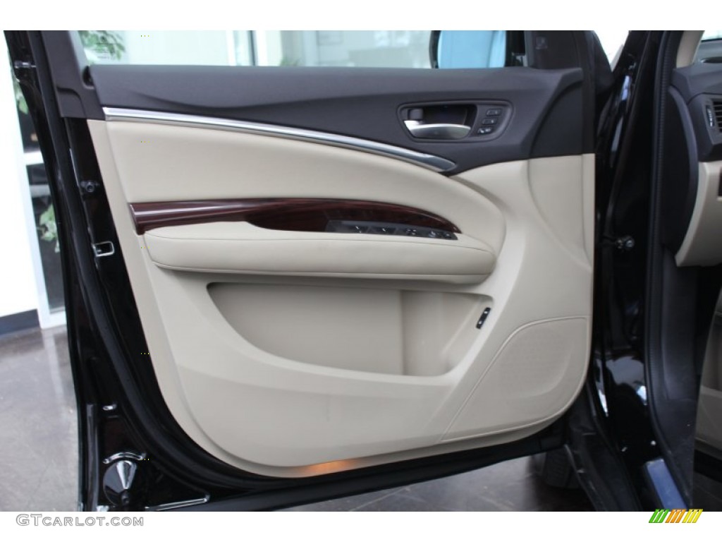 2014 Acura MDX SH-AWD Technology Parchment Door Panel Photo #83261113