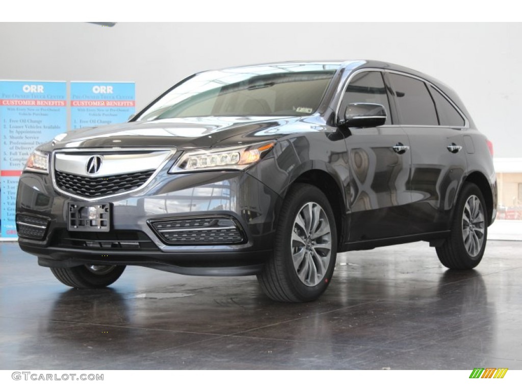 2014 MDX Technology - Graphite Luster Metallic / Ebony photo #3