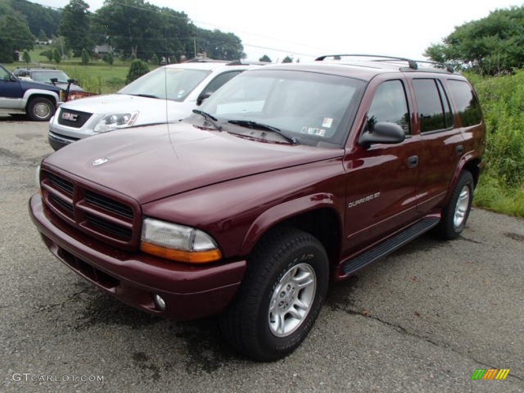 2001 Durango SLT 4x4 - Dark Garnet Red Pearl / Dark Slate Gray photo #3