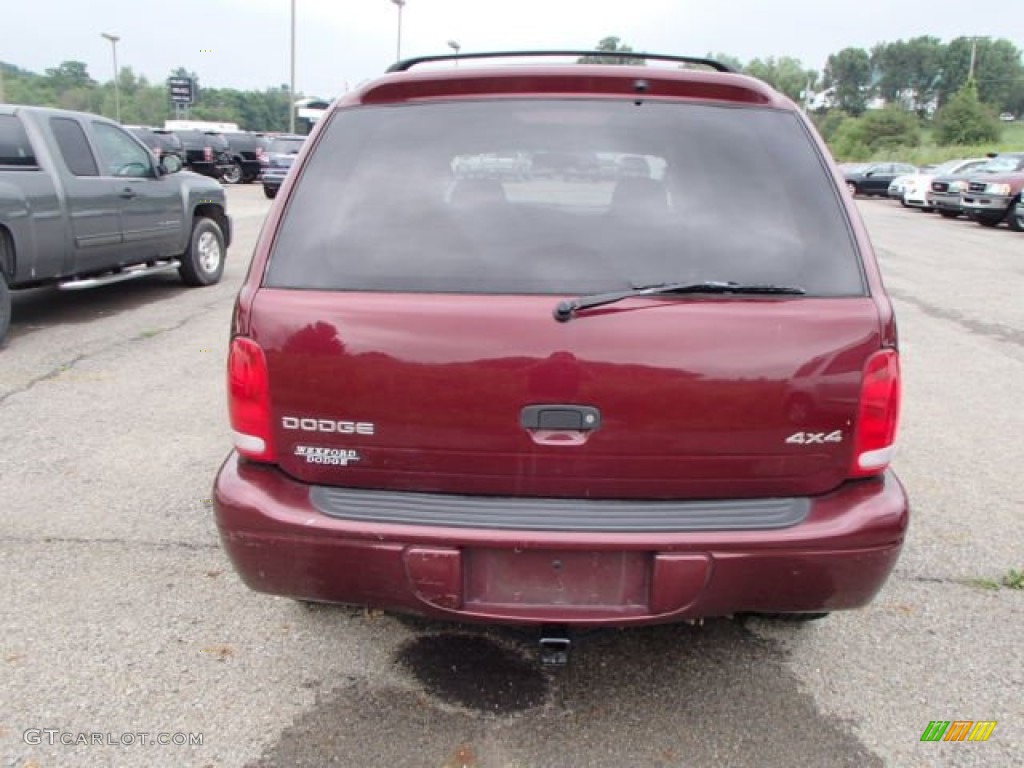 2001 Durango SLT 4x4 - Dark Garnet Red Pearl / Dark Slate Gray photo #5