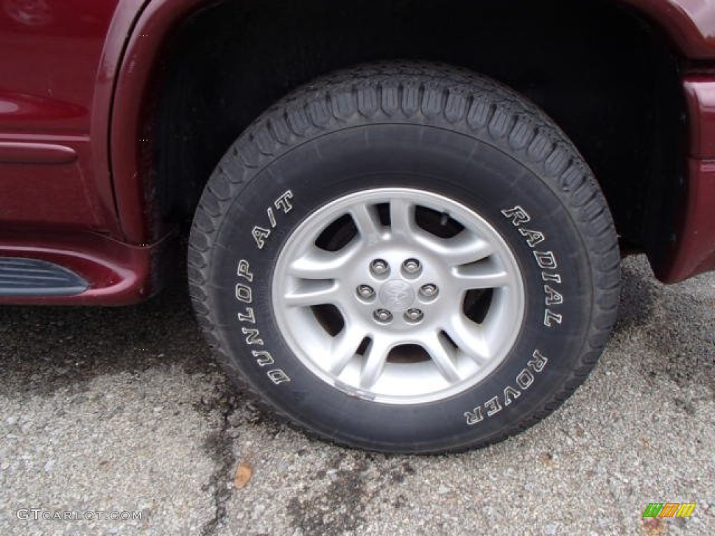 2001 Durango SLT 4x4 - Dark Garnet Red Pearl / Dark Slate Gray photo #7