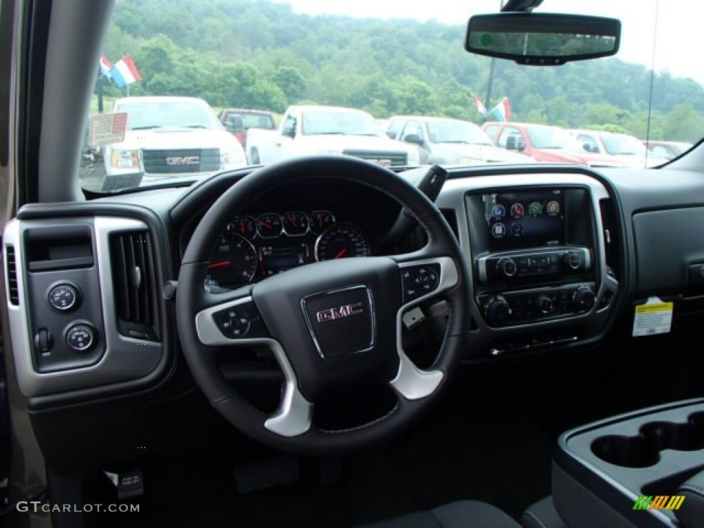 2014 Sierra 1500 SLE Crew Cab 4x4 - Bronze Alloy Metallic / Jet Black photo #14