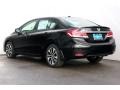 2013 Crystal Black Pearl Honda Civic EX Sedan  photo #2