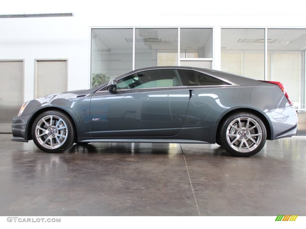 Thunder Gray ChromaFlair 2012 Cadillac CTS -V Coupe Exterior Photo #83263966