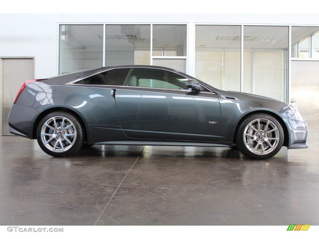 Thunder Gray ChromaFlair 2012 Cadillac CTS -V Coupe Exterior Photo #83263989