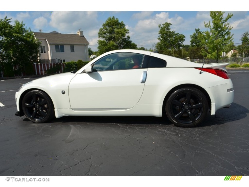 Pikes Peak White Pearl 2006 Nissan 350Z Grand Touring Coupe Exterior Photo #83264030