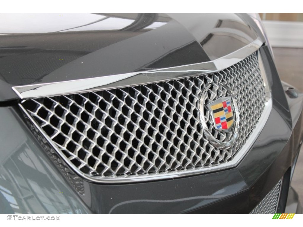 2012 CTS -V Coupe - Thunder Gray ChromaFlair / Light Titanium/Ebony photo #10