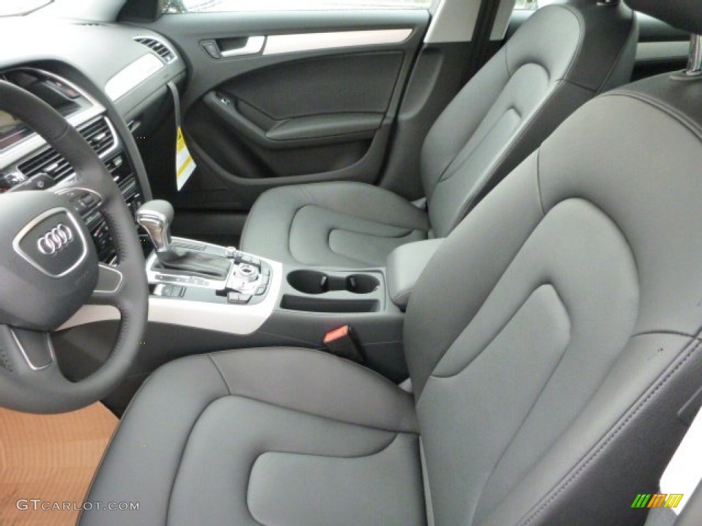 2014 A4 2.0T quattro Sedan - Monsoon Grey Metallic / Black photo #8