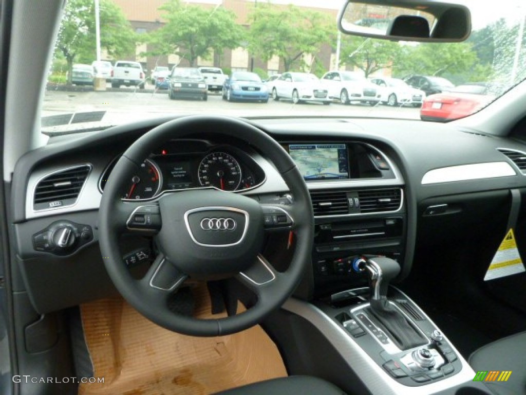 2014 A4 2.0T quattro Sedan - Monsoon Grey Metallic / Black photo #10