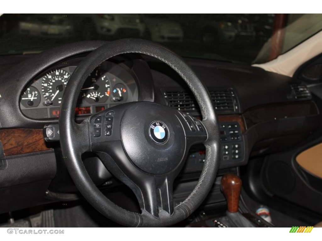 2003 3 Series 325i Sedan - Electric Red / Natural Brown photo #4