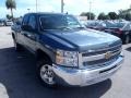 2013 Blue Granite Metallic Chevrolet Silverado 1500 LT Extended Cab  photo #1