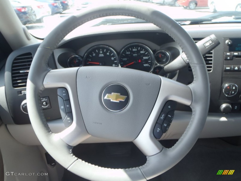 2013 Silverado 1500 LT Extended Cab - Blue Granite Metallic / Light Titanium/Dark Titanium photo #15