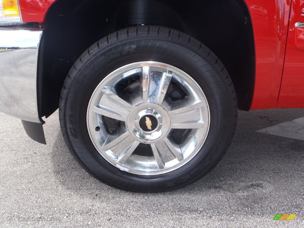 2013 Silverado 1500 LT Crew Cab - Victory Red / Ebony photo #7