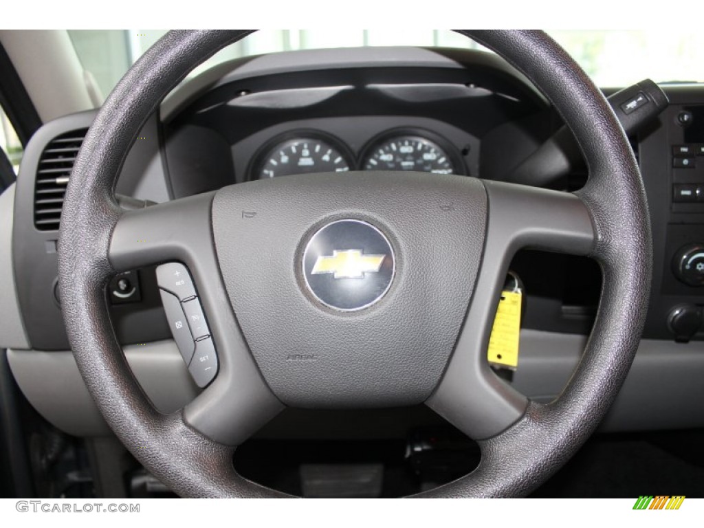 2011 Silverado 1500 LS Extended Cab - Taupe Gray Metallic / Ebony photo #16