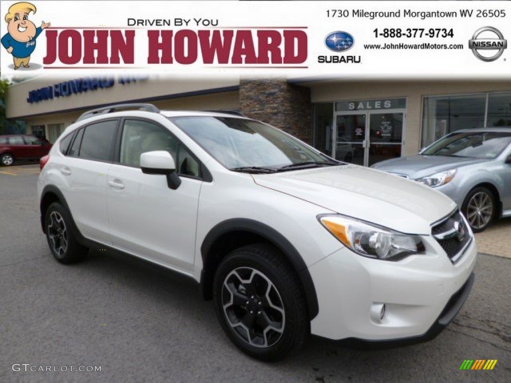 2013 XV Crosstrek 2.0 Premium - Satin White Pearl / Ivory photo #1