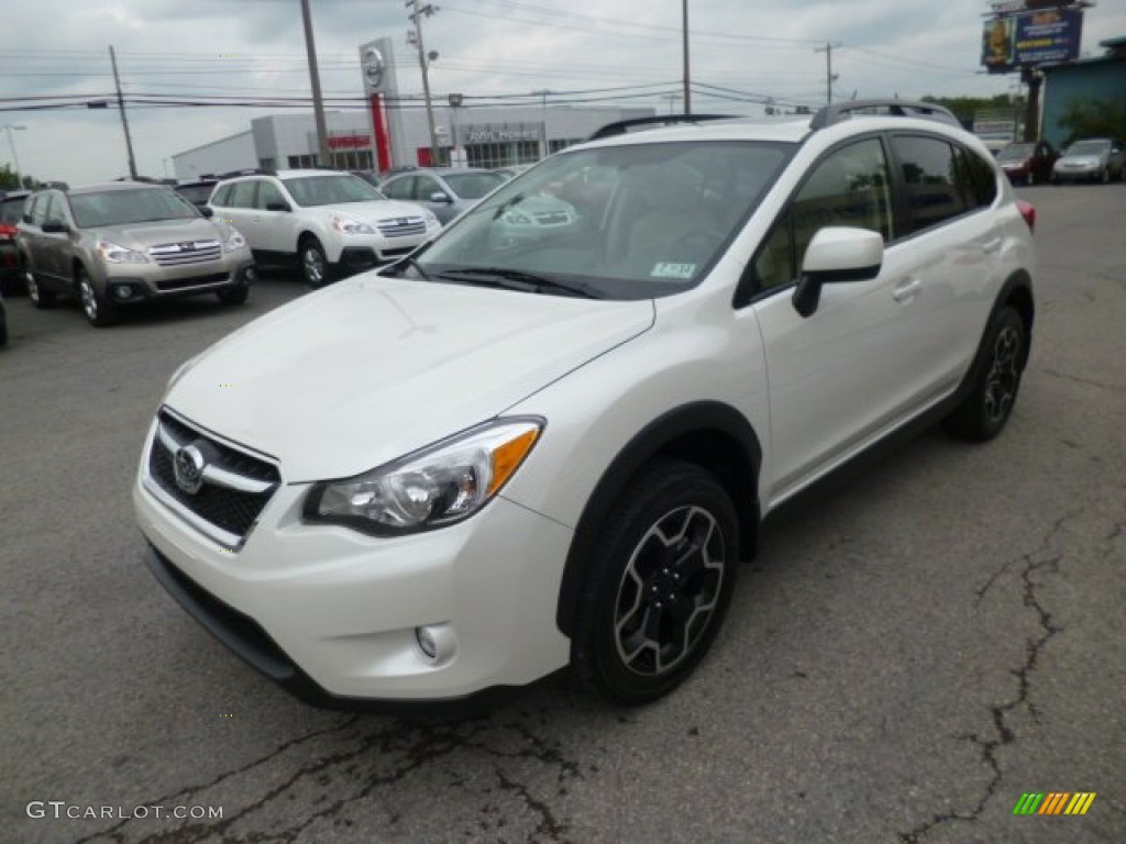 2013 XV Crosstrek 2.0 Premium - Satin White Pearl / Ivory photo #3