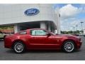 2014 Ruby Red Ford Mustang V6 Premium Coupe  photo #2