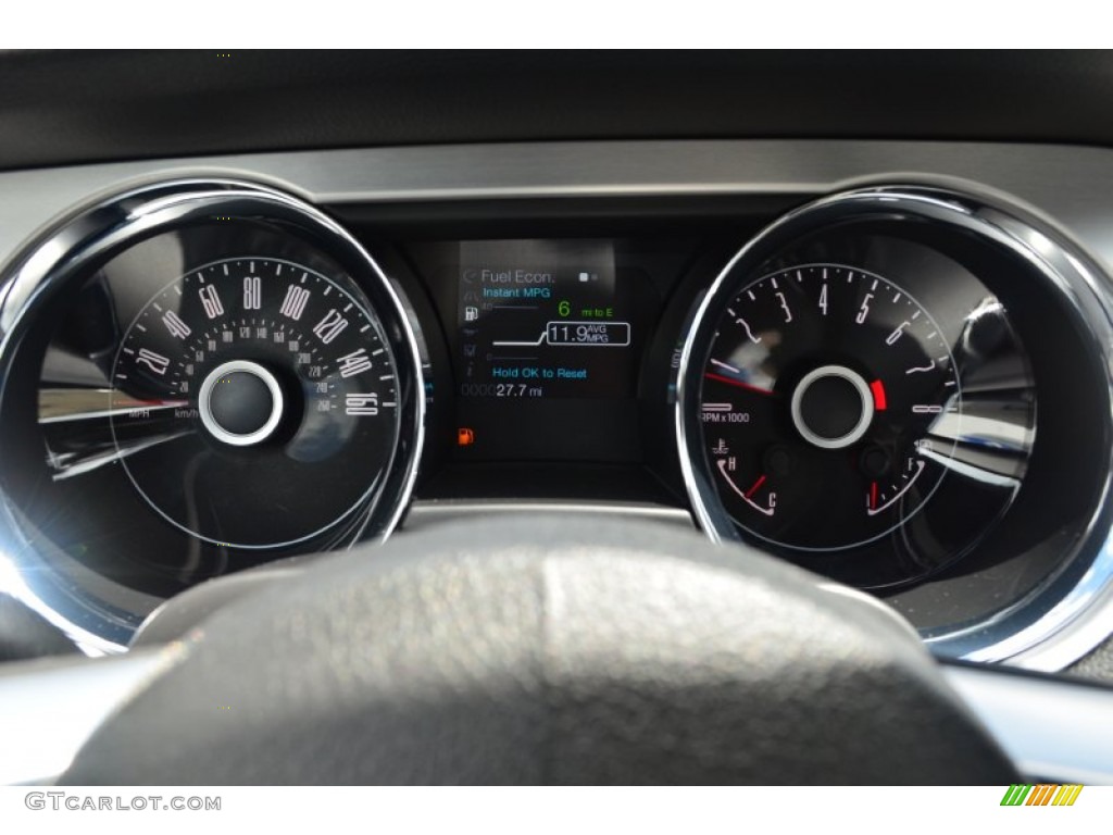 2014 Ford Mustang V6 Premium Coupe Gauges Photo #83268505