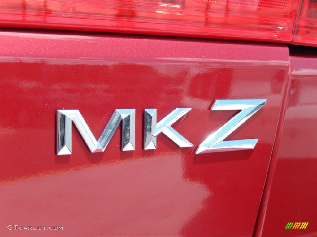 2008 MKZ Sedan - Vivid Red Metallic / Light Stone photo #8