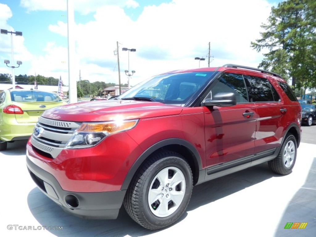 Ruby Red 2014 Ford Explorer FWD Exterior Photo #83269251