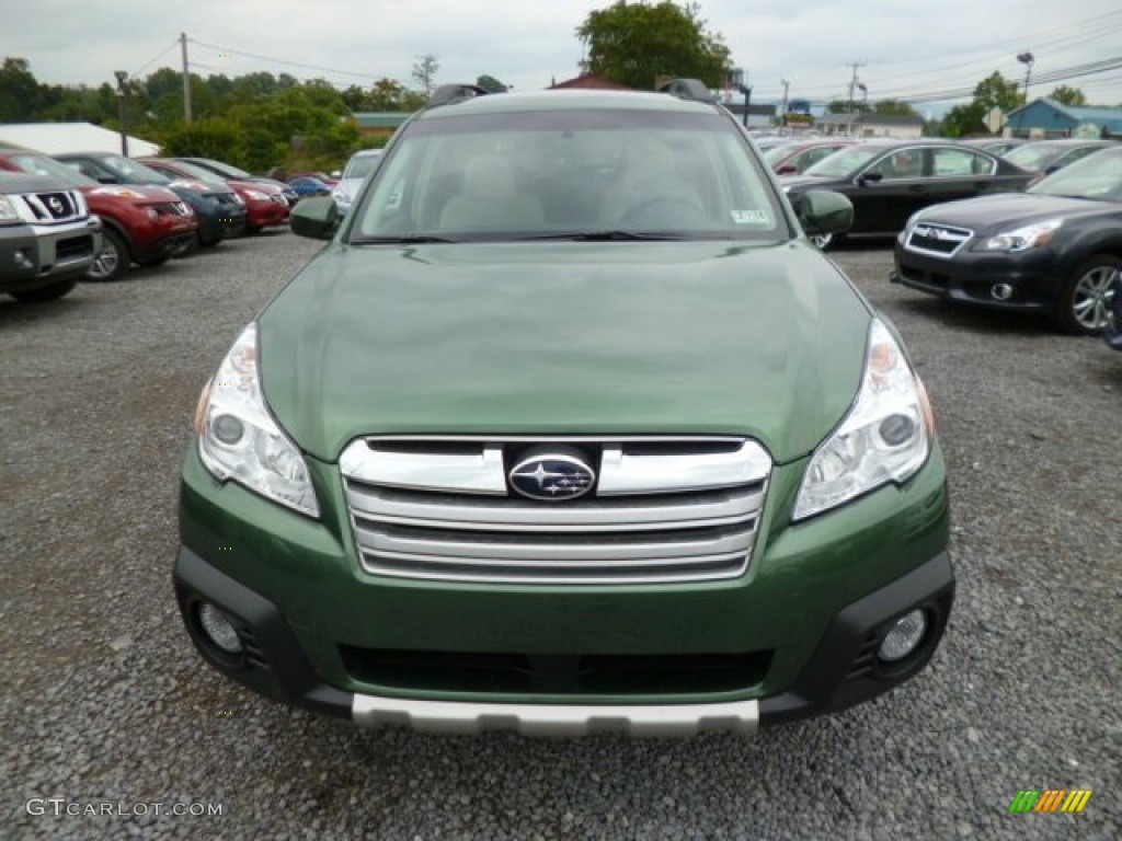 2014 Outback 3.6R Limited - Cypress Green Pearl / Ivory photo #2