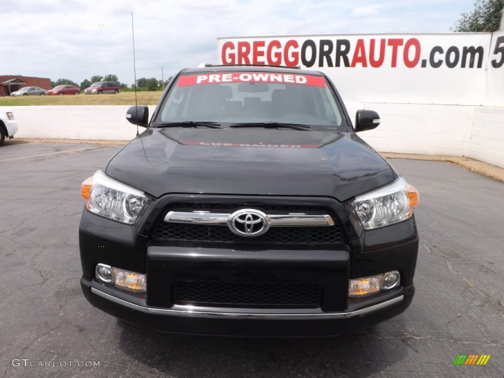 2011 4Runner Limited 4x4 - Black / Black Leather photo #2