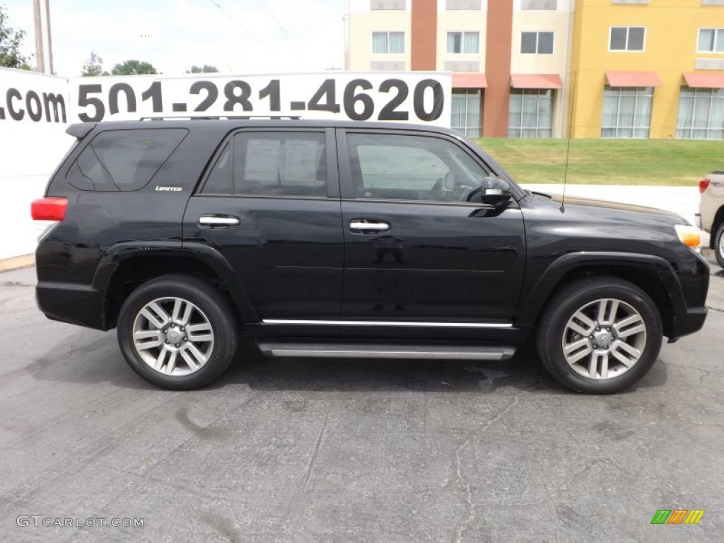 2011 4Runner Limited 4x4 - Black / Black Leather photo #9